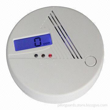 Carbon Monoxide Detector with LCD and 3 LED Indicators, Ceiling-mounted, Winsen Sensor, EN50291